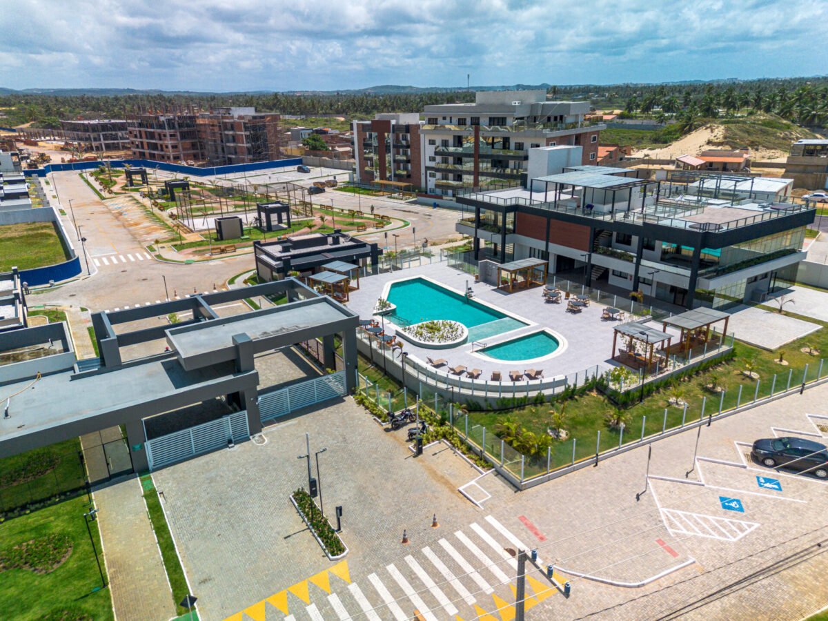 Vista aérea do Maravista Home Beach